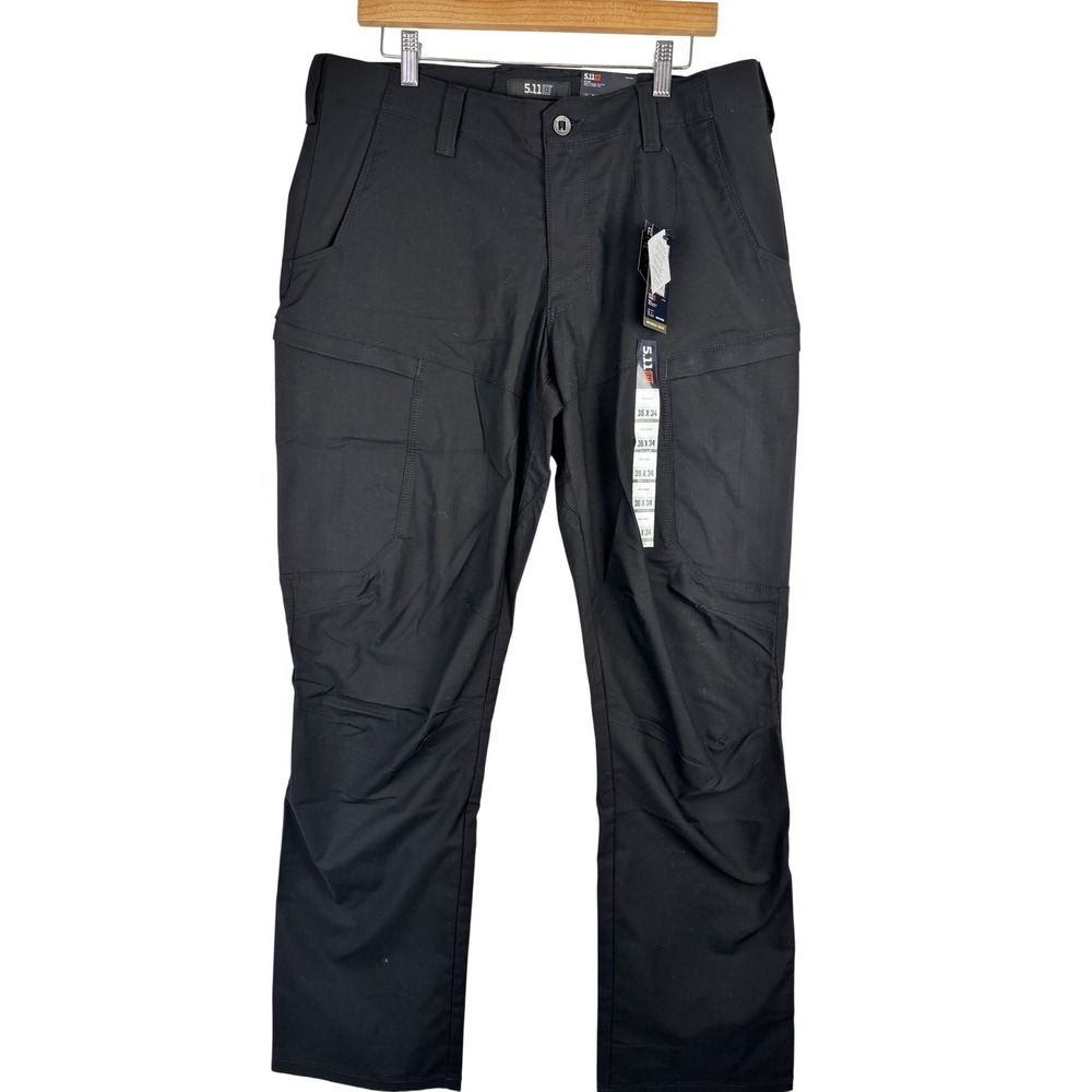 5.11 Tactical Apex Pant 36x34 Black Regular Fit Cargo Duty Work Trousers NWT